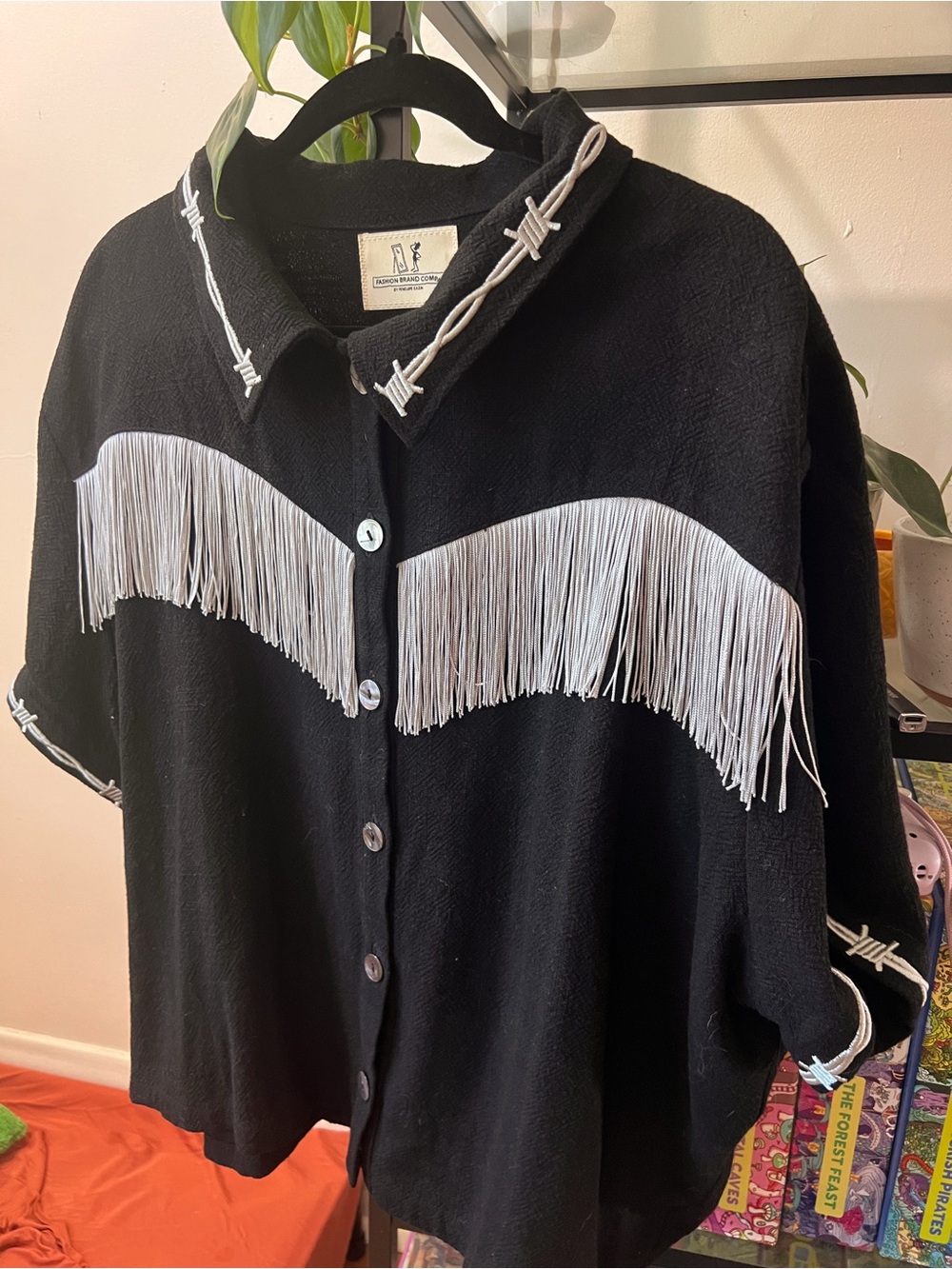 Fashion Brand Company Pammy Barbed Wire Blouse Top 2X